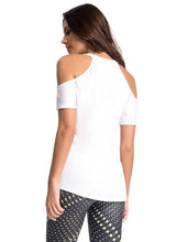 Load image into Gallery viewer, WHITE SOFT SHORT SLEEVE SHIRT
