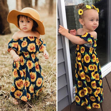 Load image into Gallery viewer, Sunflower Girl Dress
